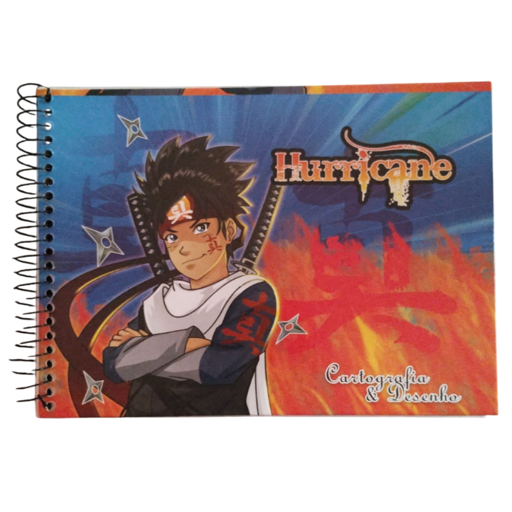 Caderno de Cartografia e Desenho Hurricane - Maxima