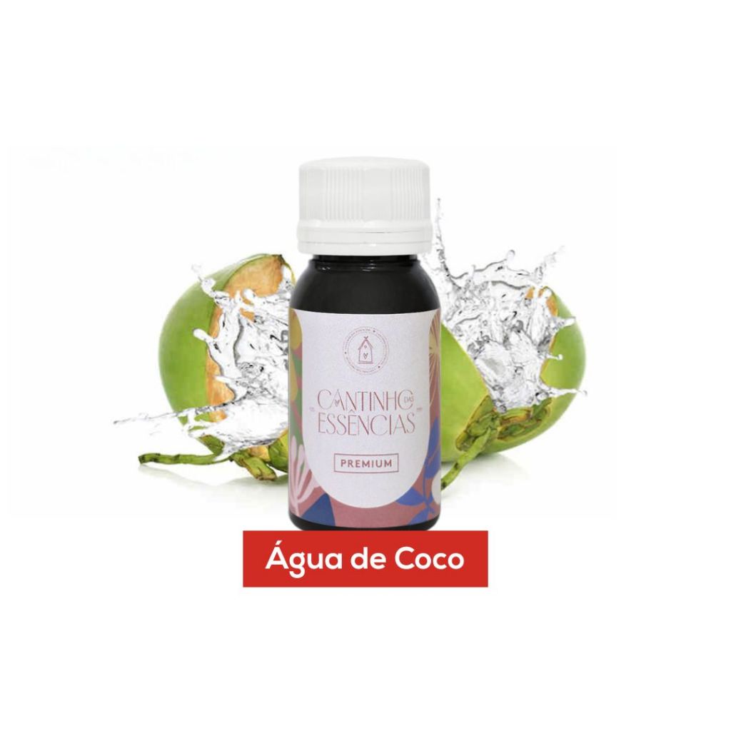 Essência Água de Coco 30g - Linha Premium. Para Aromatizador de Ambiente, Home Spray, Sabonetes e Cosméticos.