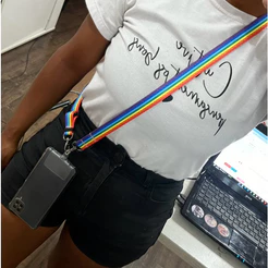 Cordão para Celular Anti-Furto - Ideal para Viagens, Feiras e Eventos