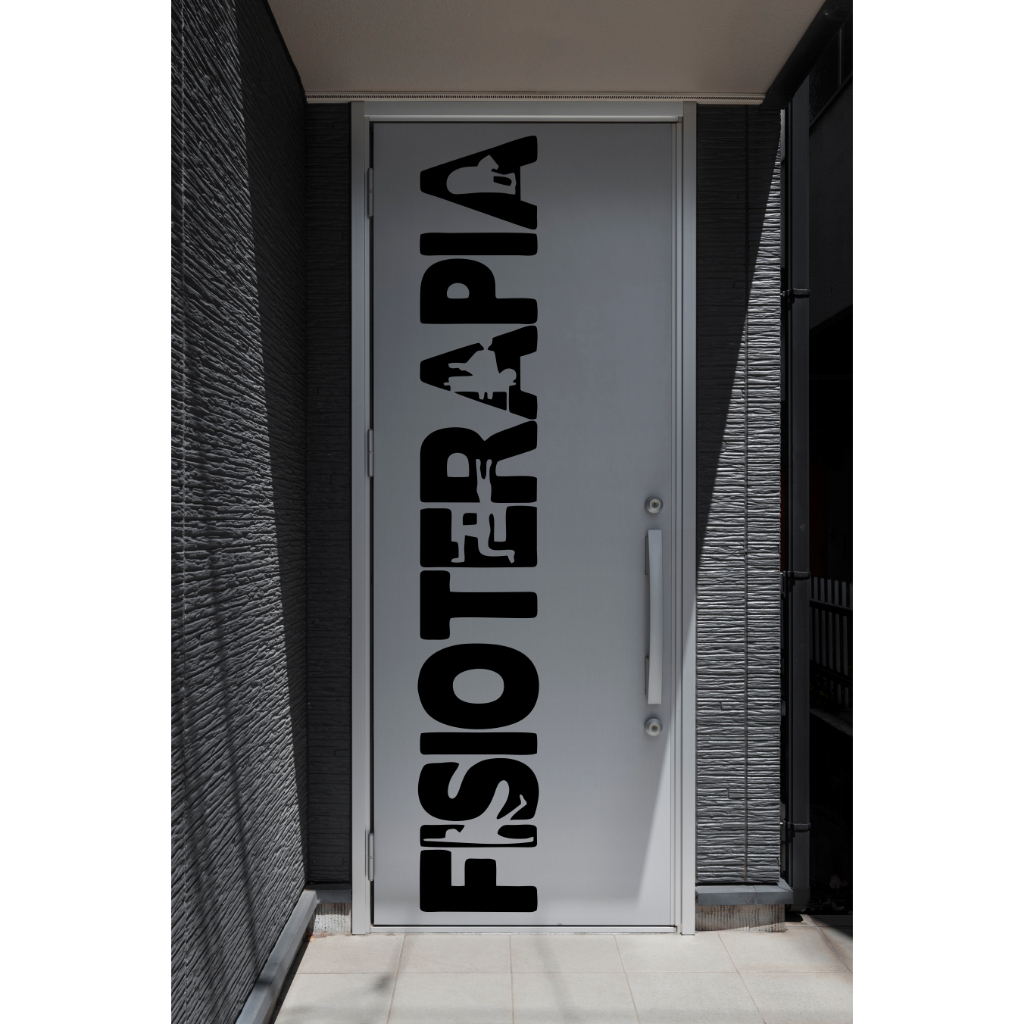 Adesivo para Porta - Parede - Fisioterapia