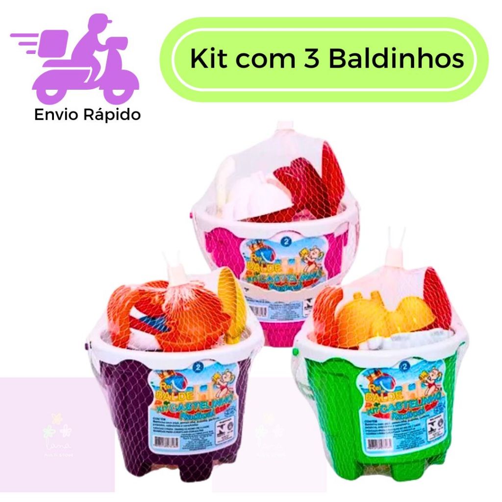 Baldinho de Praia Menino: Onde Comprar | BuscaProdutos