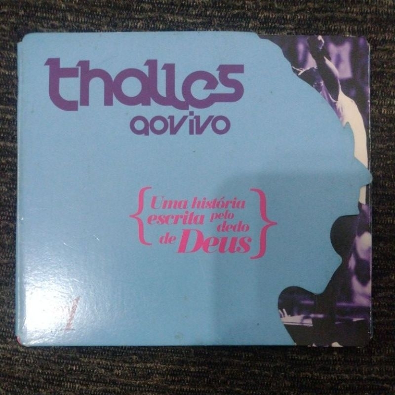 CD Thalles Roberto Ao Vivo Uma História Escrita pelo dedo de Deus Disco 1 e 2 Digipack