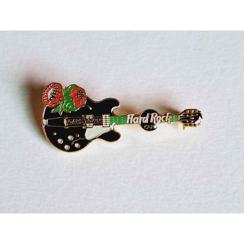 Pin / Broche - Hard Rock Cafe - Cape Town - Protea Black Guitar