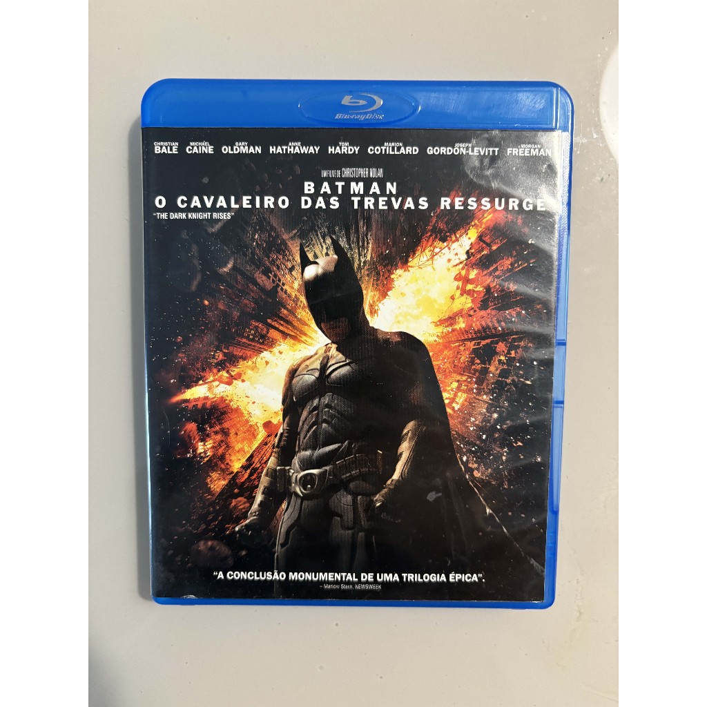 Blu-ray Batman: O Cavaleiro das Trevas Ressurge (2 Discos) - The Dark Knight - Nolan - Original