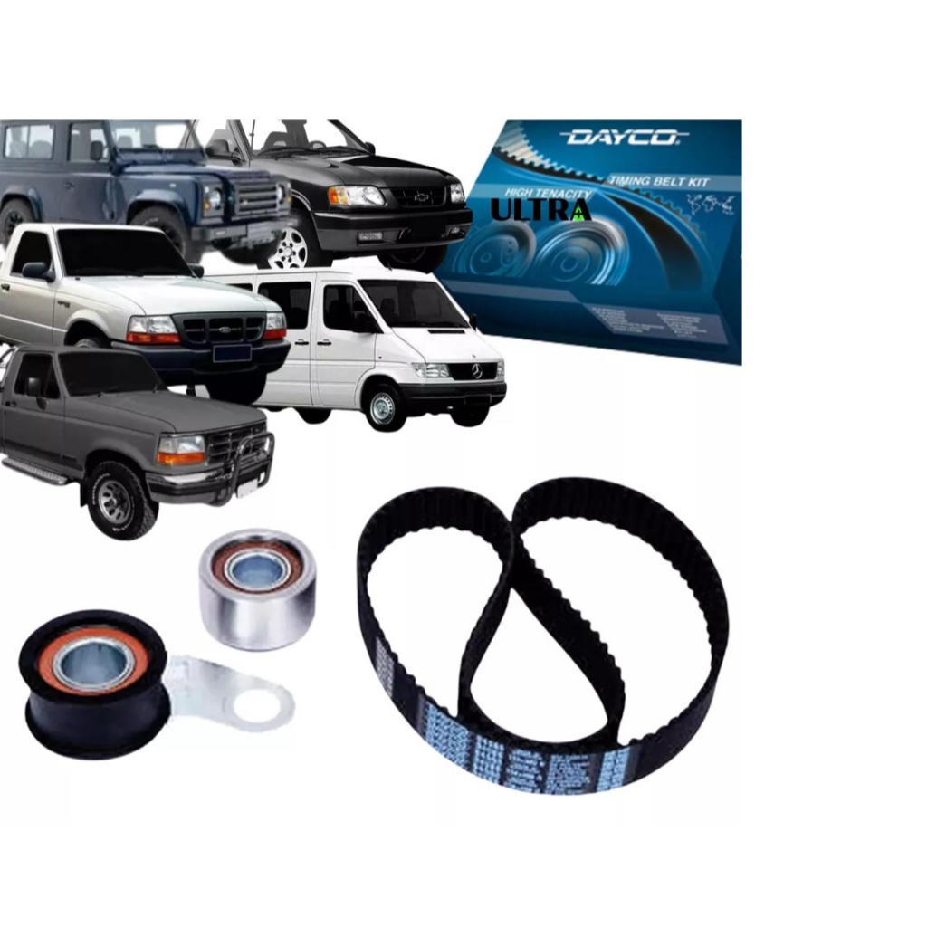 Kit Correia Dentada e Tensor Blazer S10 2.5 Maxion Diesel 1996 até 2001