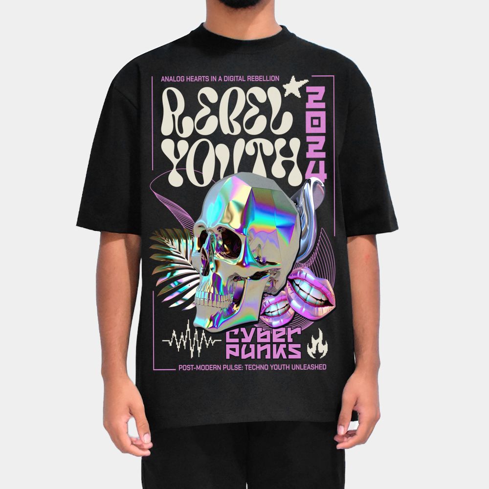 Camiseta CAVEIRA PRATEADA  camisa 100% algodão super confortável e super estilosa moda masculina