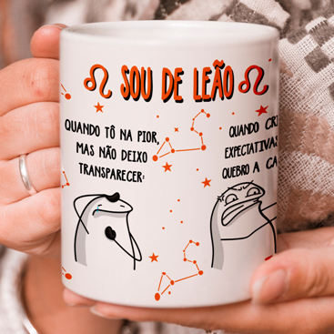 Imagem Leão Signos - Caneca 325ml Personalizada