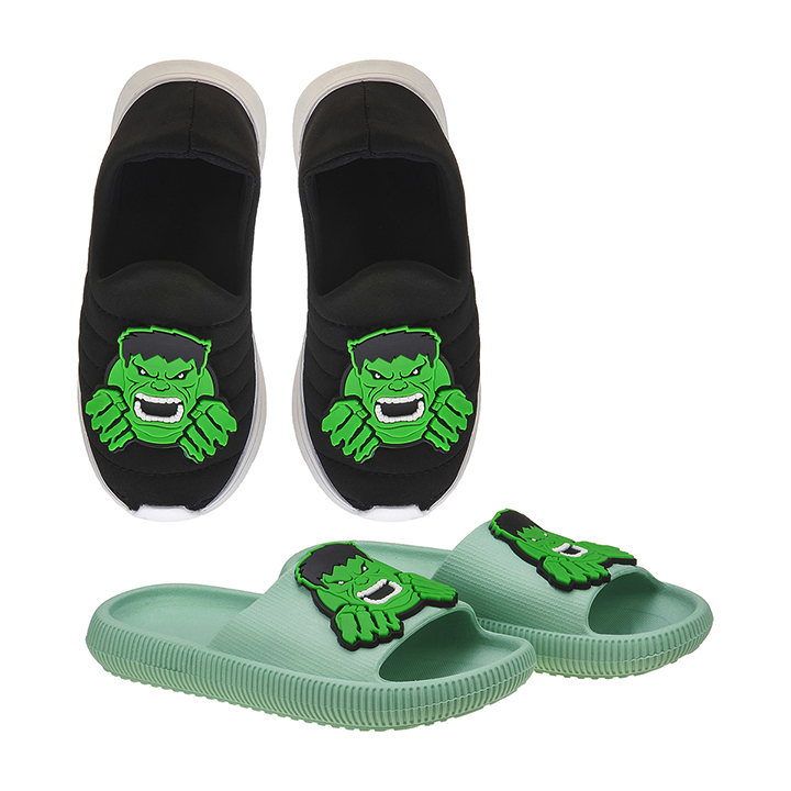 Kit Tênis Calce Fácil e Chinelo Nuvem Slide Personalisado Huck