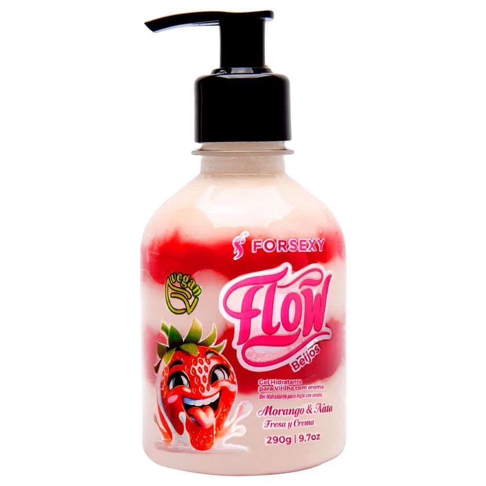 Flow Beijos Gel Hidratante Virilha 290g For Sexy em Oferta na Shopee