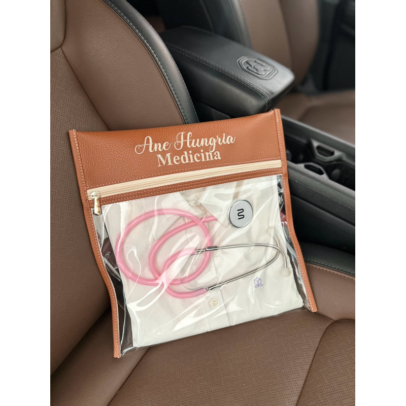 porta jaleco scrub pijama personalizado enfermagem medicina nutrição fisioterapia psicológica