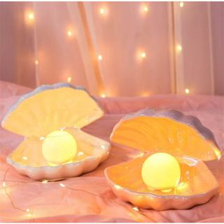 Luminária Pérola Atmosfera | Luz Noturna Decorativa de Mesa