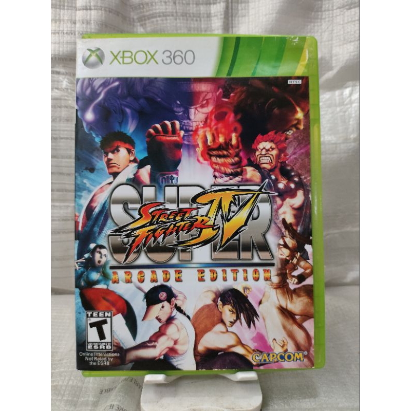Jogo Super Street Fighter 4 Xbox 360 Original - Mídia Física