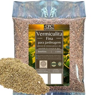 Vermiculita Expandida Fina Premium para Substrato CPC Garden em Oferta na Shopee