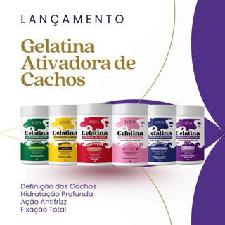 Gelatina Ativadora de Cachos - Loca Comestics - 1kg em Oferta na Shopee