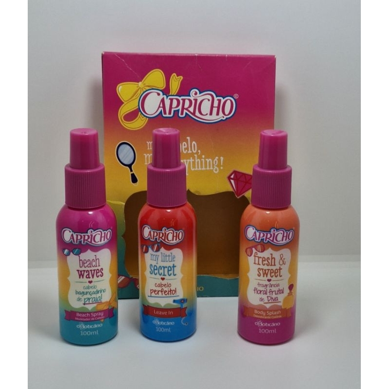 KIT CAPRICHO CABELOS - DESCONTINUADO OBOTICÁRIO.