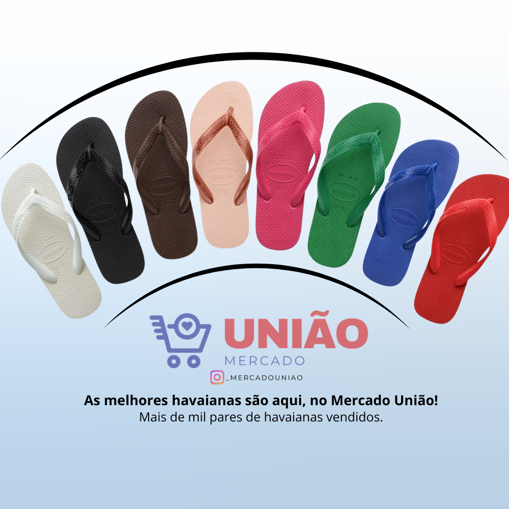 Sandálias Havaianas Color Mix - Original em Oferta na Shopee