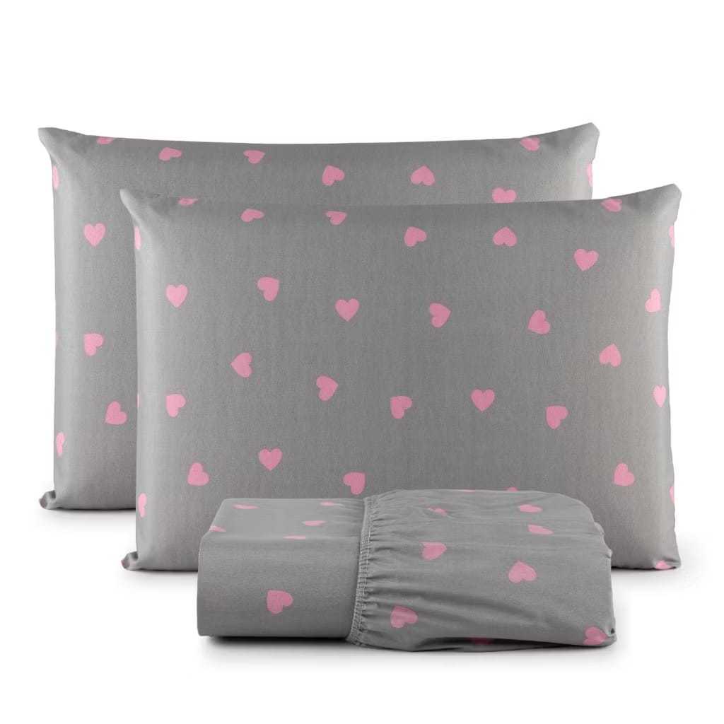 Jogo De Lençol Queen 3 Peças tecido percal Algodão ponto palito com elastico na volta toda em Oferta na Shopee