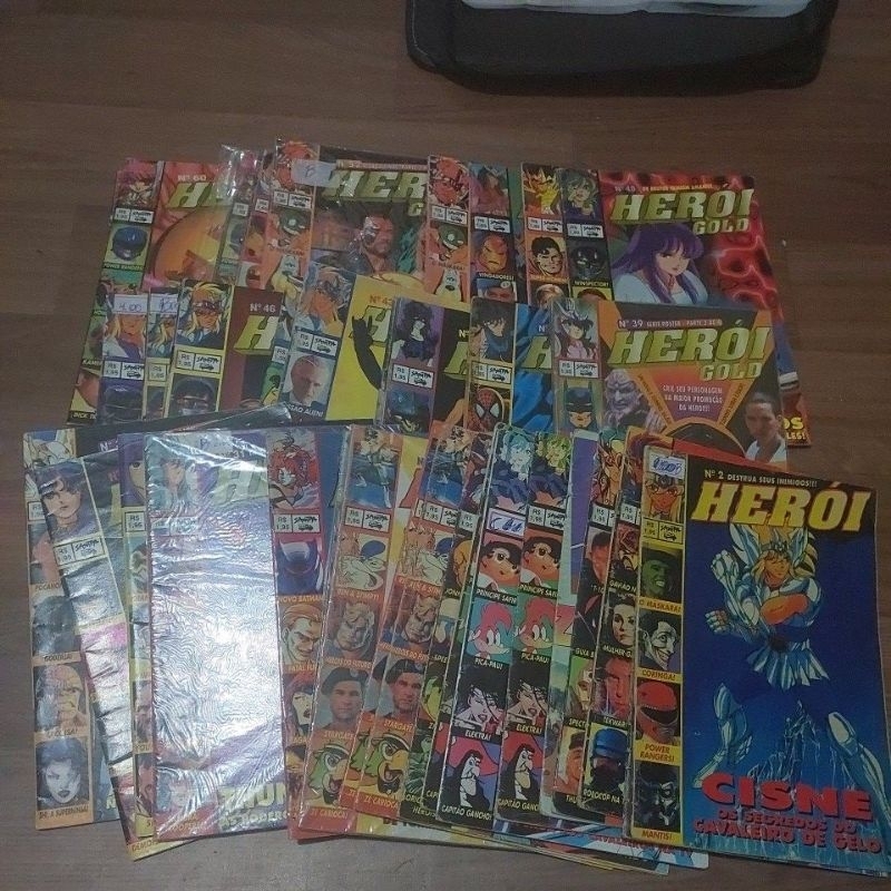 Revista Herói | Edição Avulsa | Herói Gold | Cavaleiros do Zodíaco | Colecionável