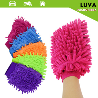 Luva de Microfibra para Limpeza de Carros, Móveis e Outras Superfícies - Multiuso - Nosso Lar em Oferta na Shopee