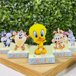 Porta Bis Duplo Baby Looney Tunes Menino