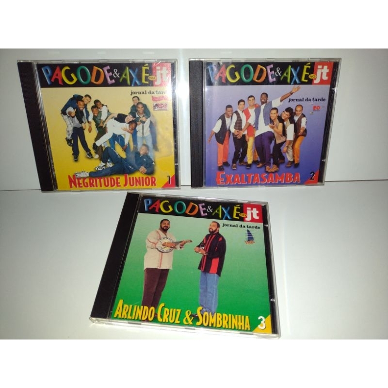 Cds Pagode e Axé no JT - três discos