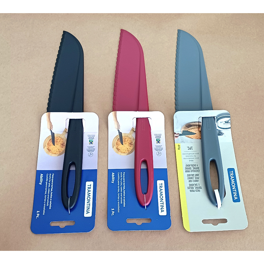 Faca para Tortas, Bolos e Saladas Tramontina Ability em Nylon
