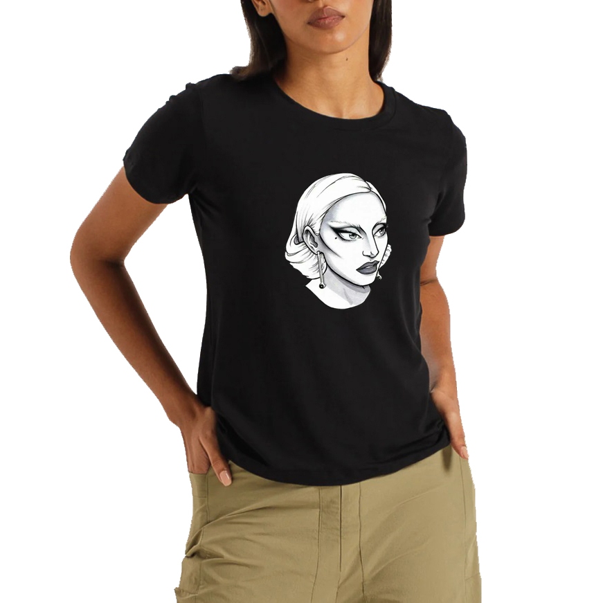 Camiseta baby look feminina lady gaga Look What I Found camisa music pop rock