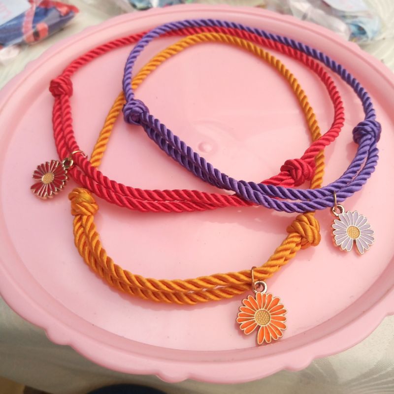 Colar Pet em Cordão de Algodão Trançado Cães e Gatos