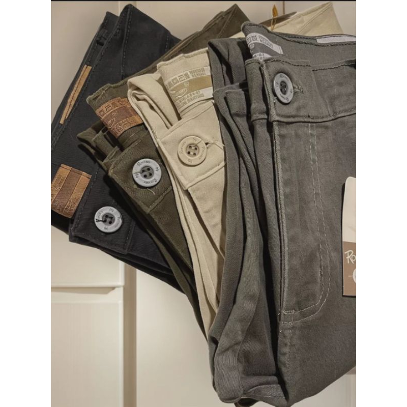 Kit 3 Calças Brim Social Masculina Sarja Laycra Atacado