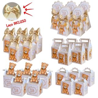20 Caixas Personalizadas Cha Revelacao Ursinho Neutro (PEGUE E MONTE) |Lembrancinhas Aniversario Personalizados em Oferta na Shopee