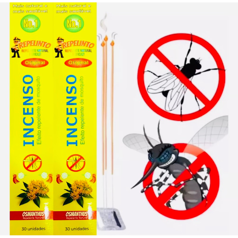 Caixas de incenso mata mosquito, pernilongos, insetos Original em Oferta na Shopee