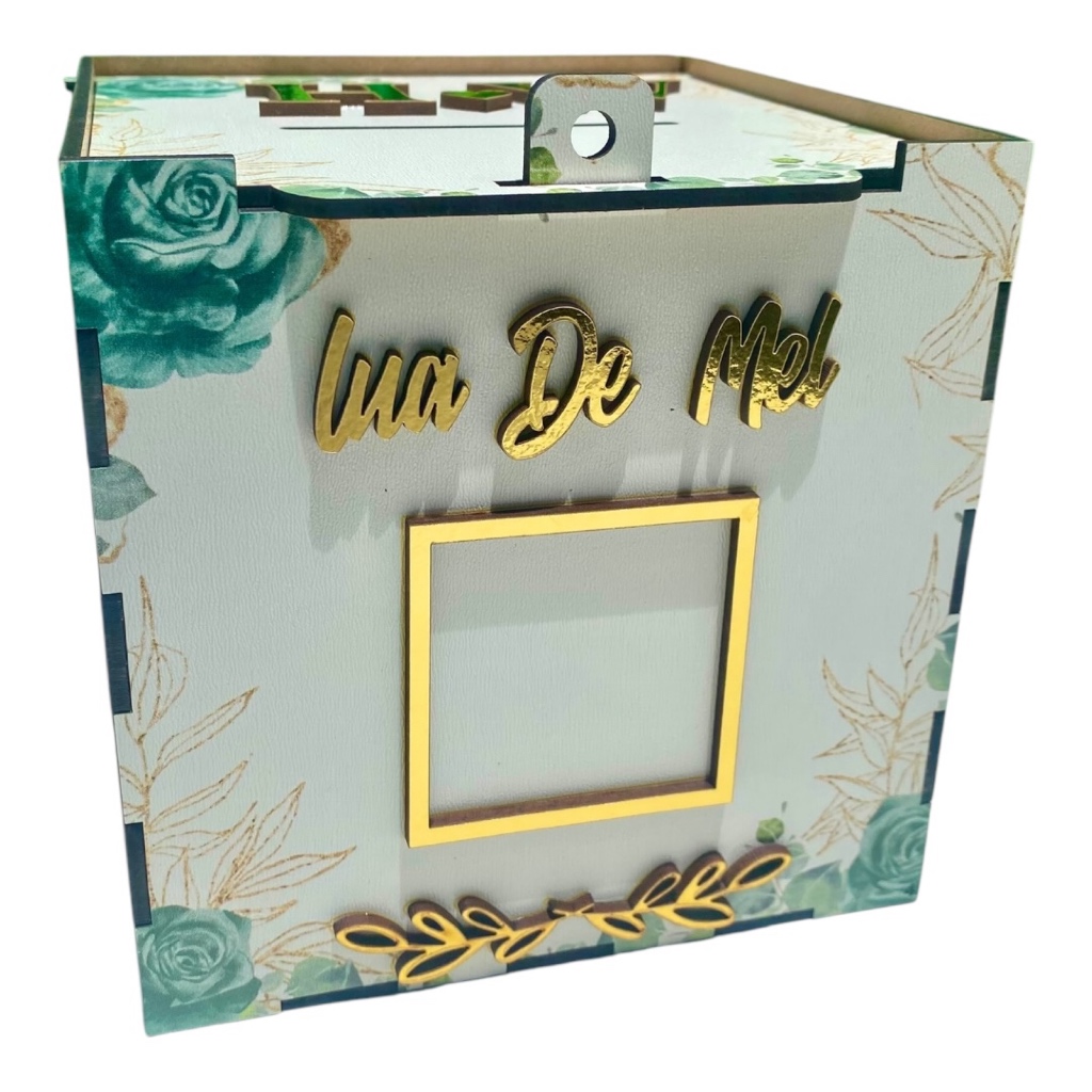 CAIXA PARA CASAMENTO CORTE DA GRAVATA OU LUA DE MEL