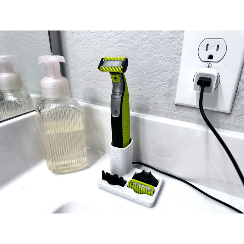 Base/Suporte Barbeador eletrico Philips com entrada para carregamento de bateria