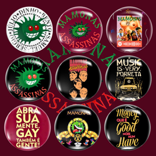 Bottons Broches Mamonas Assassinas (4,5cm) em Oferta na Shopee