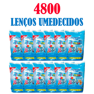 Kit 12 Refil De Lenços Umedecidos Fiesta Com 400 Unidades (4800 lenços) DIRETO DA FÁBRICA em Oferta na Shopee