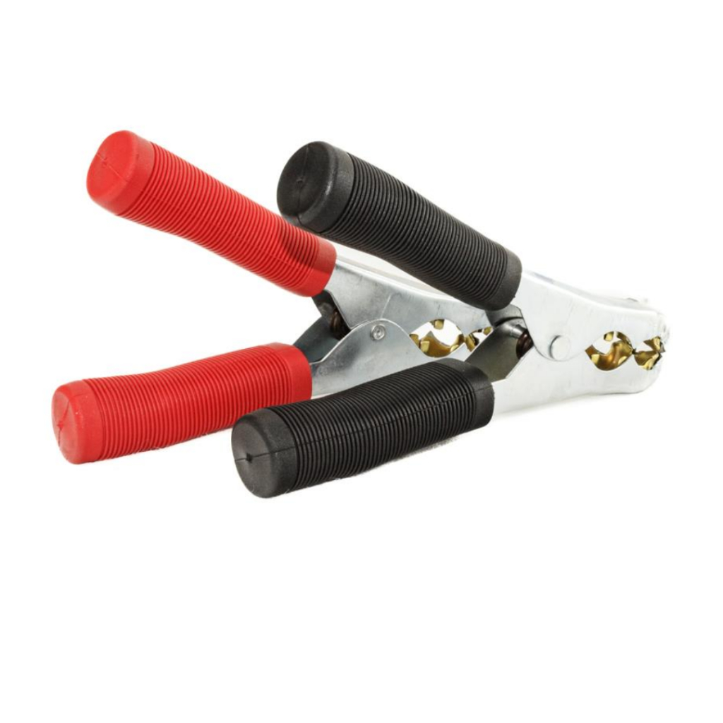 Par Garra de Bateria Jacaré 300A Manopla Latão Linha Profissional - MTM Garras
