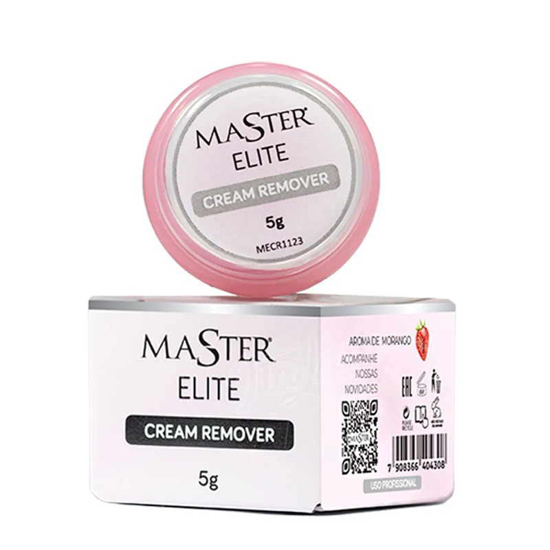 Removedor Master Elite Cream Remover 5g para extensão cílios