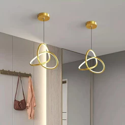 3 Cores(110V/220V) Luminária De Teto Pendente Led Moderna Lustre para Corredor Sala Quarto Cozinha