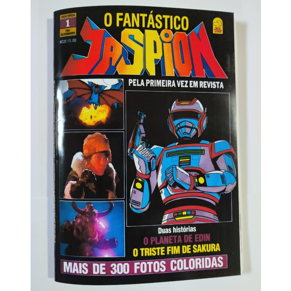 Revista O Fantástico Jaspion Nº 1 - 1986 - Bloch