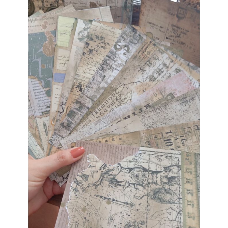 20 papeis A5 estilo Grunge journal  scrap