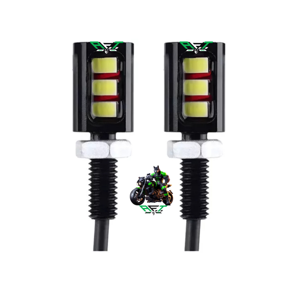 Parafuso Luz De Placa Com 3 Leds Para Moto Caminhão Carro em Oferta na Shopee