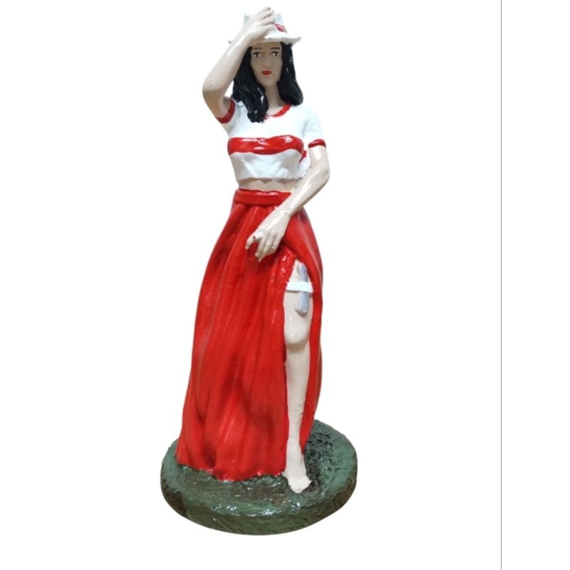 Imagem María navalha 22 cm de altura em resina umbanda candomblé religião