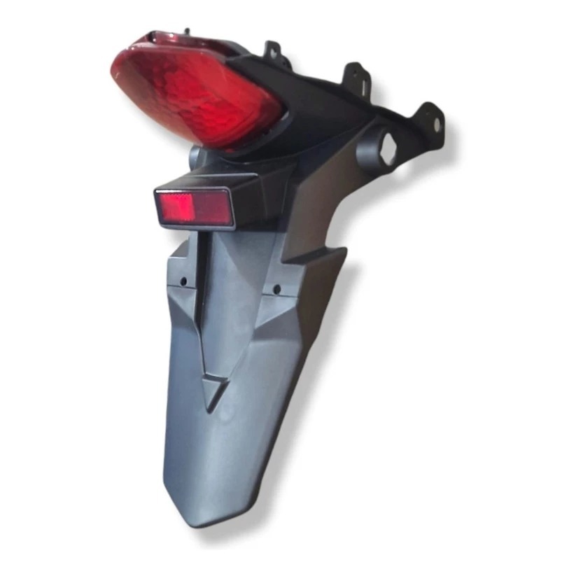 Suporte Placa Paralama C/ Refletor Traseiro C/Lanterna Traseira Fan 125 150 160 ate 2024