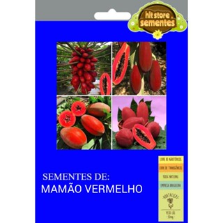Sementes de mamão vermelho gigante em Oferta na Shopee