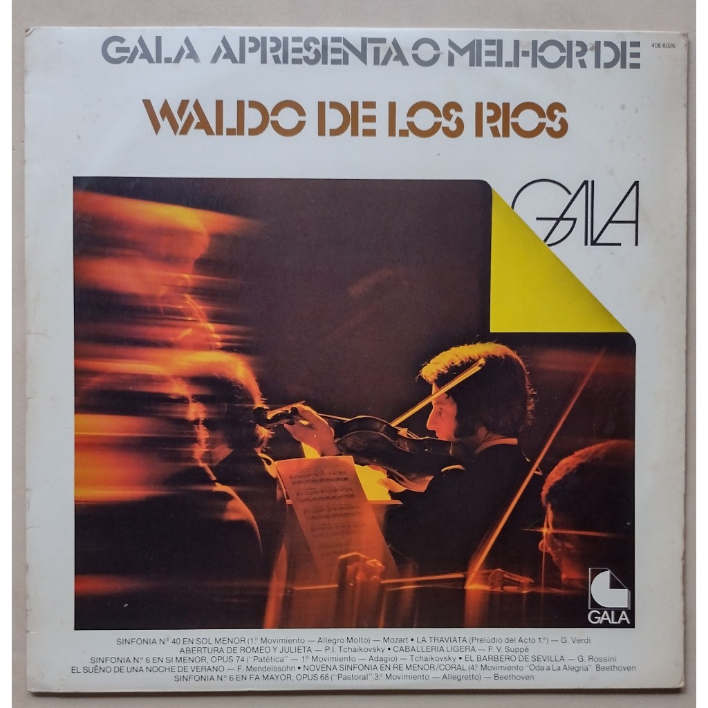 LP WALDO DE LOS RIOS SÉRIE GALA 1979 COLETÂNEA VINIL