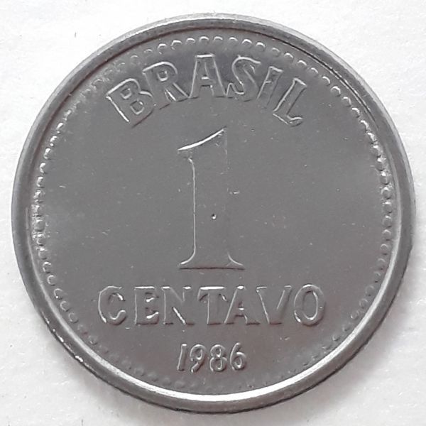 🇧🇷 🟡 Moeda de 1 Centavos 1988 - 1987 - 1986