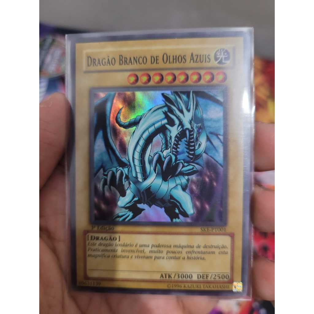 Blue-Eyes White Dragon. SUPER RARA.do Starter Deck Kaiba Evolution Yugioh Original.