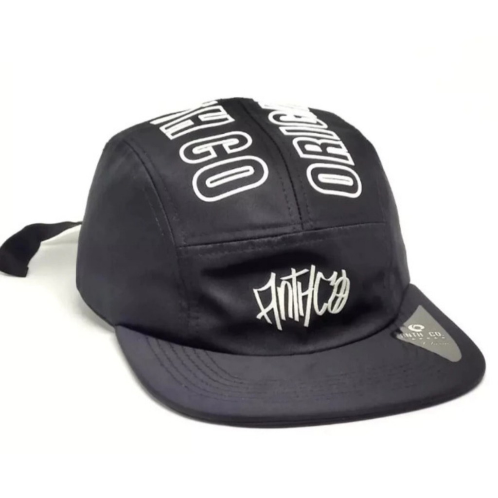 Boné Aba Reta Five Panel Anth Co Strapback Preto Original em Oferta na Shopee