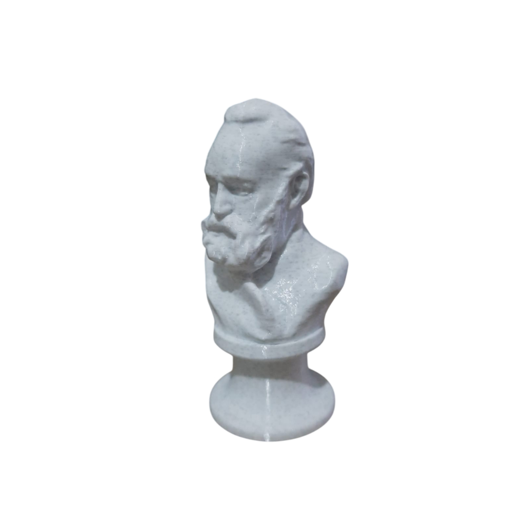 Escultura Busto Victor Hugo - Escritor/Romancista Francês - Impressão 3D