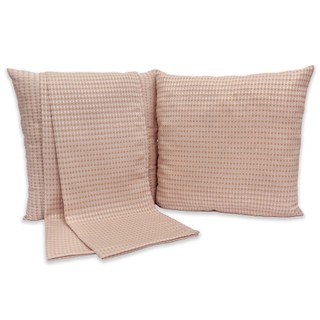 Kit Peseira de Cama CASAL + 2 Capas de Almofadas Piquet Várias Cores em Oferta na Shopee